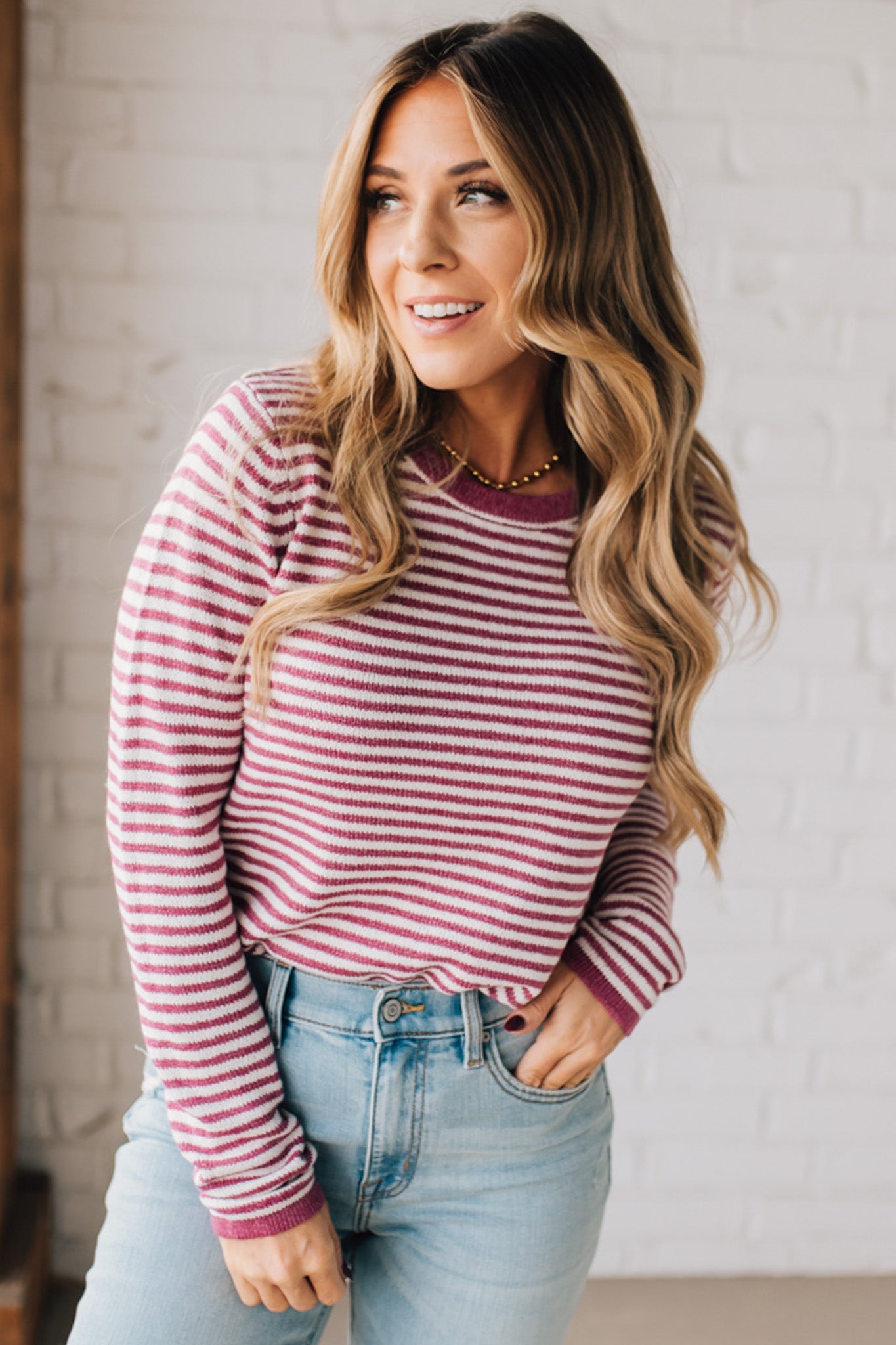 Kara Classic Stripe Sweater