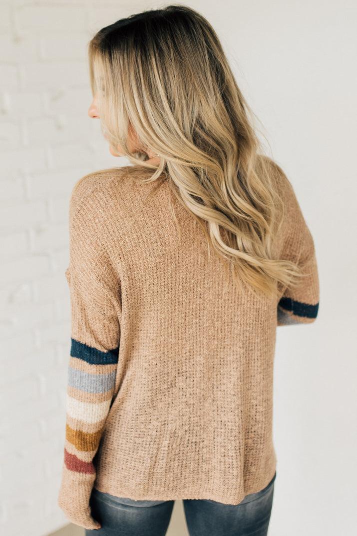 Katie Striped Low Gauge Sweater