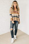 Katie Striped Low Gauge Sweater