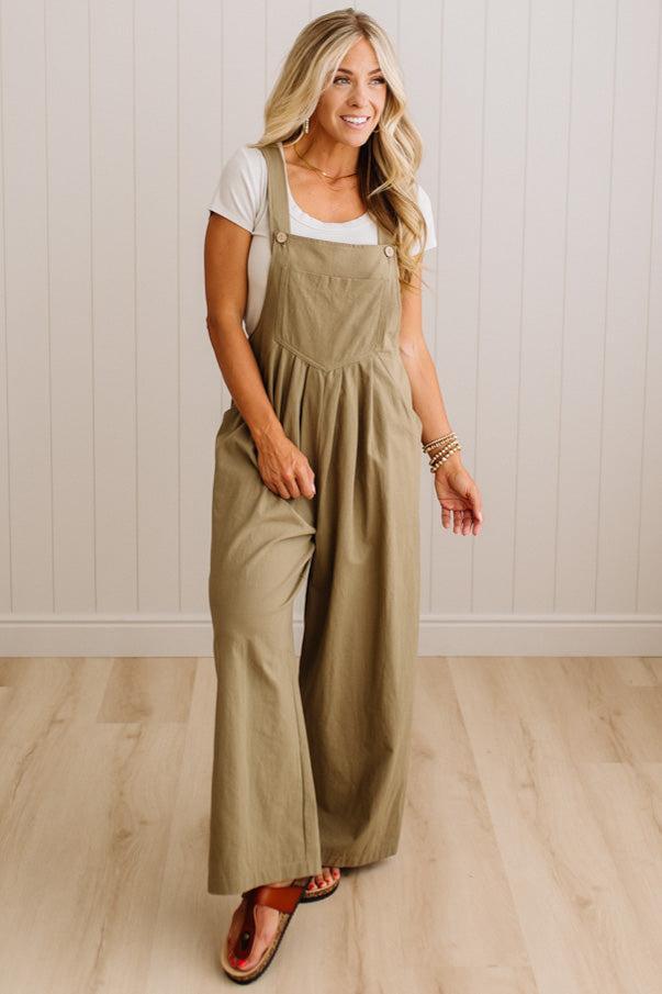Keller Pintuck Overalls – RubyClaire Boutique