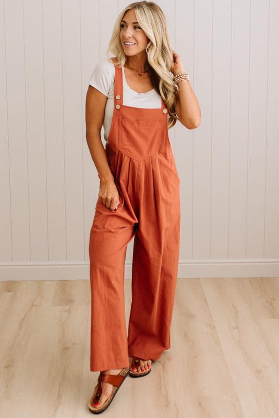 Keller Pintuck Overalls – RubyClaire Boutique