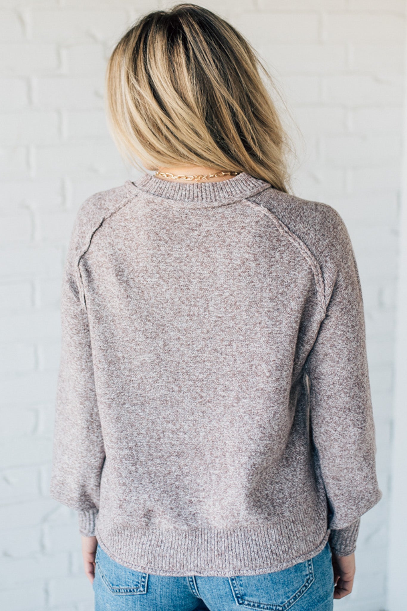 Kristin Crewneck Raglan Sweater