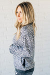 Laila Leopard Collared Pullover