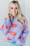Lavender Kiss Cozy Sweater