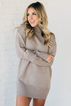 Leah Turtleneck Shift Dress