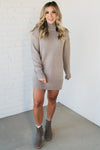 Leah Turtleneck Shift Dress