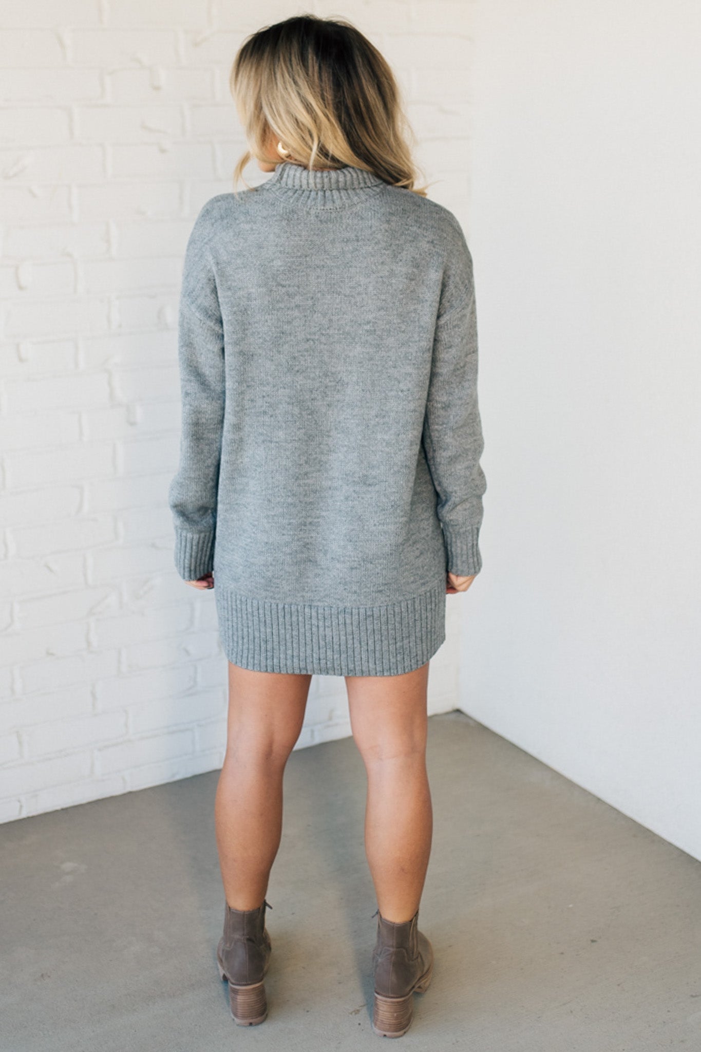 Leah Turtleneck Shift Dress