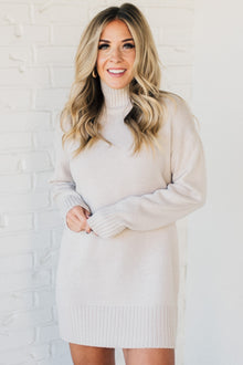  Leah Turtleneck Shift Dress