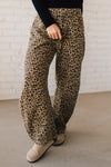 Leopard Barrel Jeans