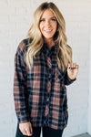 Logan Flannel Plaid Top