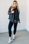 Logan Flannel Plaid Top