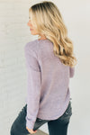 Loose Knit Ribbed Panel Sweater