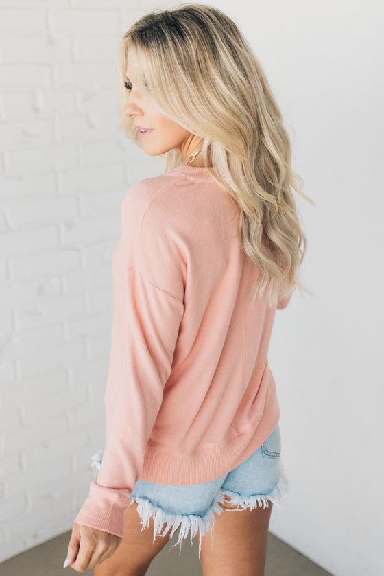 Lottie Brushed Hacci Pullover
