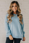 Mandi High Low Fleece Pullover