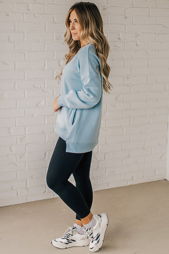 Mandi High Low Fleece Pullover