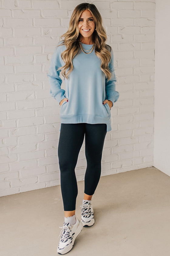 Mandi High Low Fleece Pullover