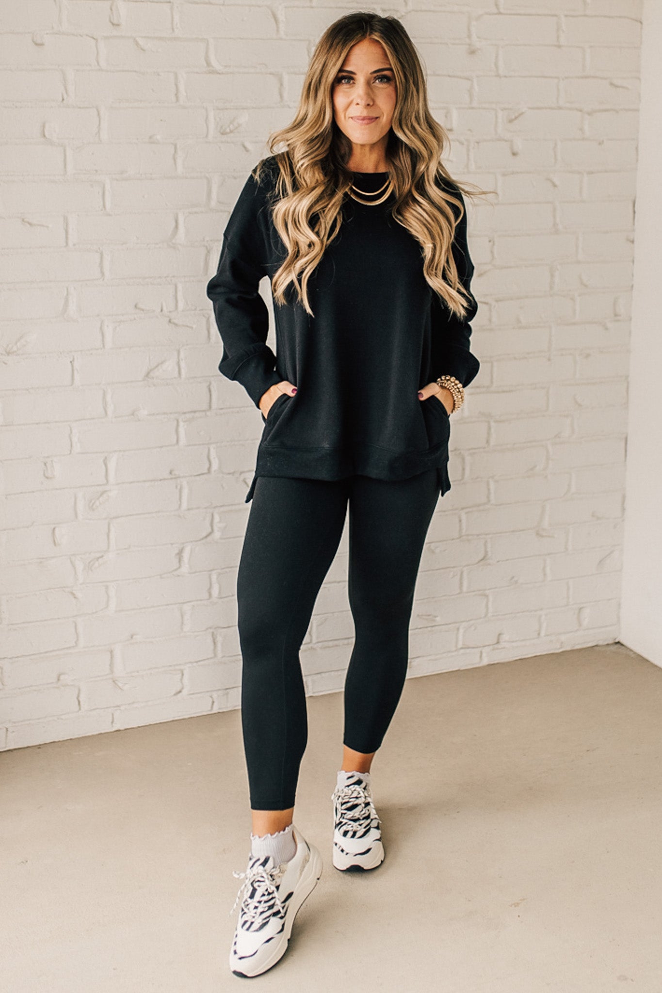 Mandi High Low Fleece Pullover