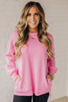 Mandi High Low Fleece Pullover