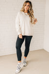 Mandi High Low Fleece Pullover