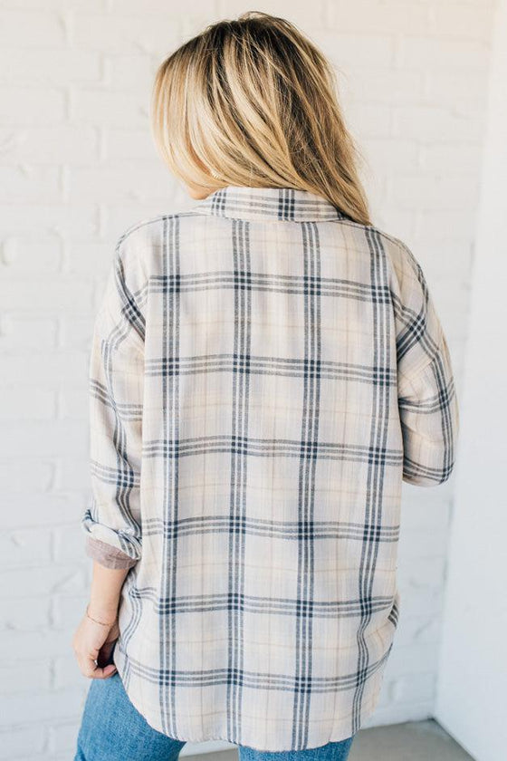 Marty Soft Plaid Top