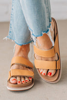 A CLASSIC SANDAL WITH DOUBLE VELCRO STRAPS FOR BETTER COMFORT AND SOFTER WEAR