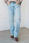 Maverick High Rise Dad Jeans - Light Wash