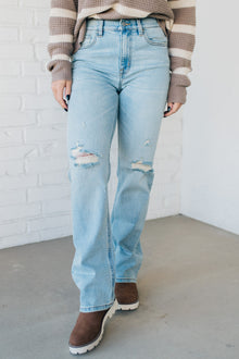  Maverick High Rise Dad Jeans - Light Wash