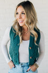 Melinda Cable Knit Vest