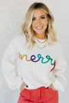 Merry Colorful Cozy Sweater