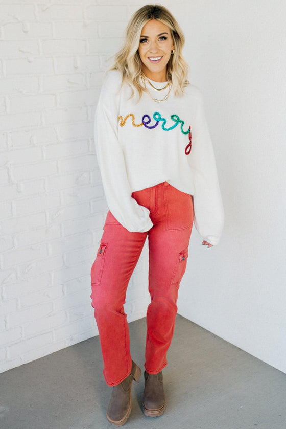 Merry Colorful Cozy Sweater
