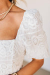 Mina Crochet Overlay Dress