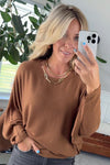 Mindy Ribbed Dolman Top