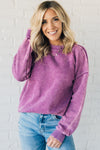 Mineral Wash Fleece Lined Pullover