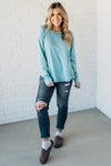 Mineral Wash Thumbhole Tee