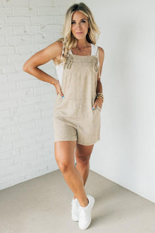  Misty Knot Strap Romper