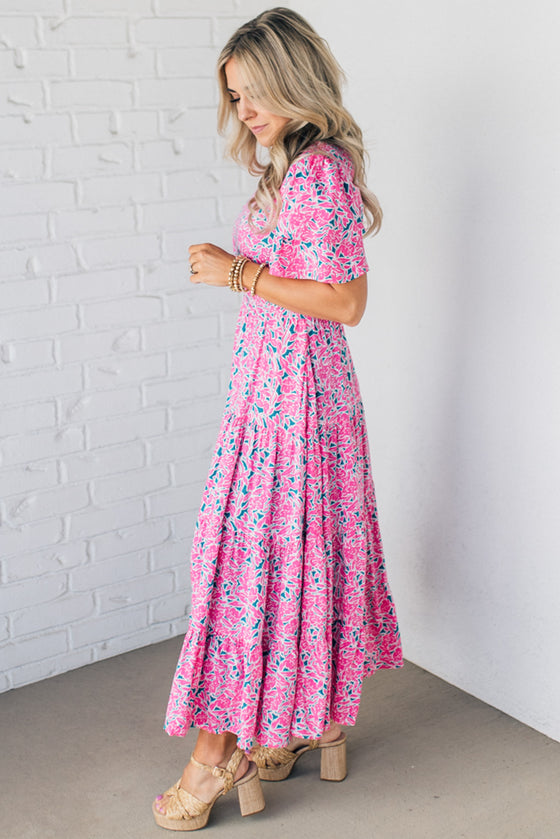 Oakley Vibrant Floral Midi Dress