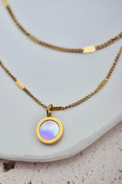 Dainty Chain Necklace | Double Layered Necklace | Charm Necklace | Real Gold Dipped Necklace | Real Gold Plated Necklace | Waterproof & Sweatproof Necklace | Layering Necklace | Simple Minimalist Gold Necklace | Multi Strand Necklace
