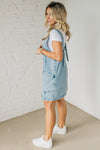 Paisley Denim Jumper Dress