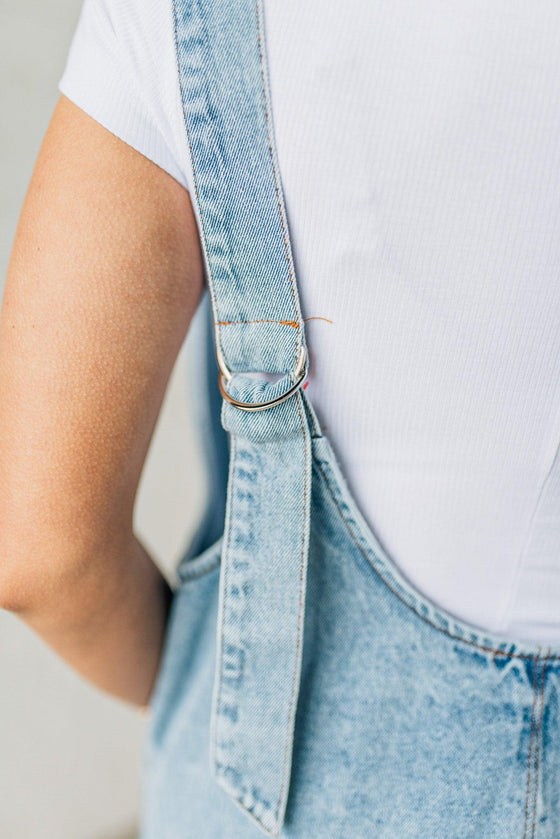 Paisley Denim Jumper Dress