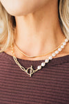 Pearl Linked Necklace Set