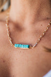 Peas in a Pod Turquoise Necklace