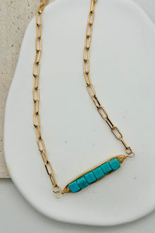  Peas in a Pod Turquoise Necklace