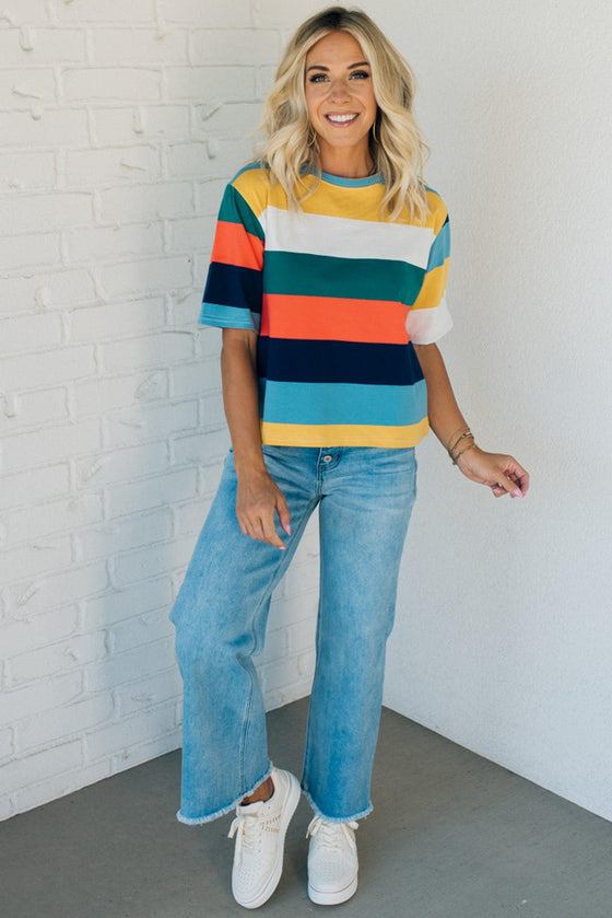 Prism Bold Stripe Tee