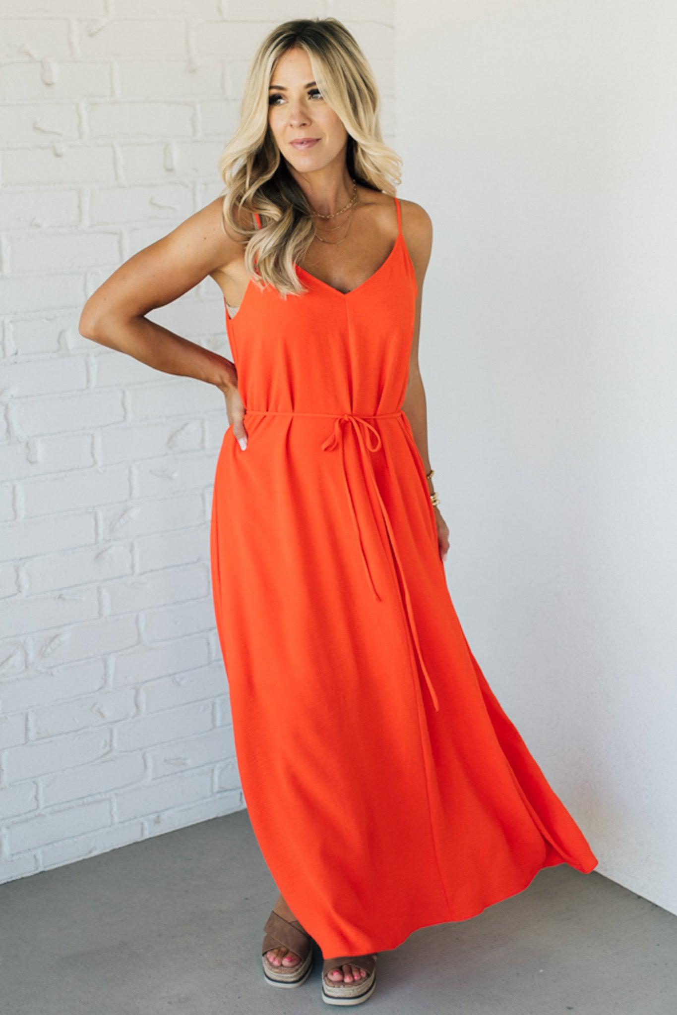 Quincy Solid Maxi Dress