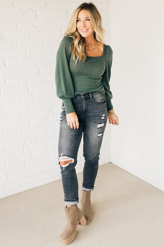 Quinny Square Neck Top