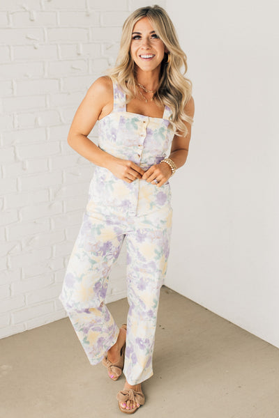 Wide Leg Drawstring Waist Jumpsuit – RubyClaire Boutique