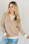 Remy Striped Contrast Pullover