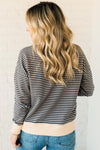 Remy Striped Contrast Pullover