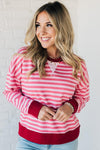 Remy Striped Contrast Pullover