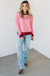 Remy Striped Contrast Pullover